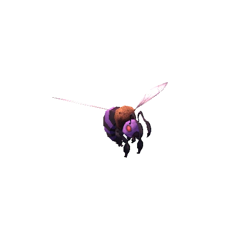 Monster Bee-Purple